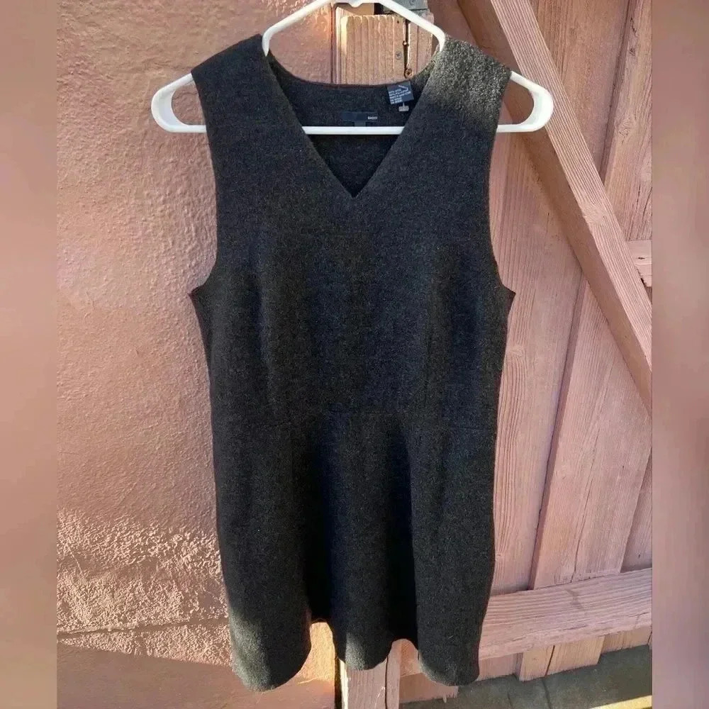 Basco Wool Grey Dress LIKE NEW